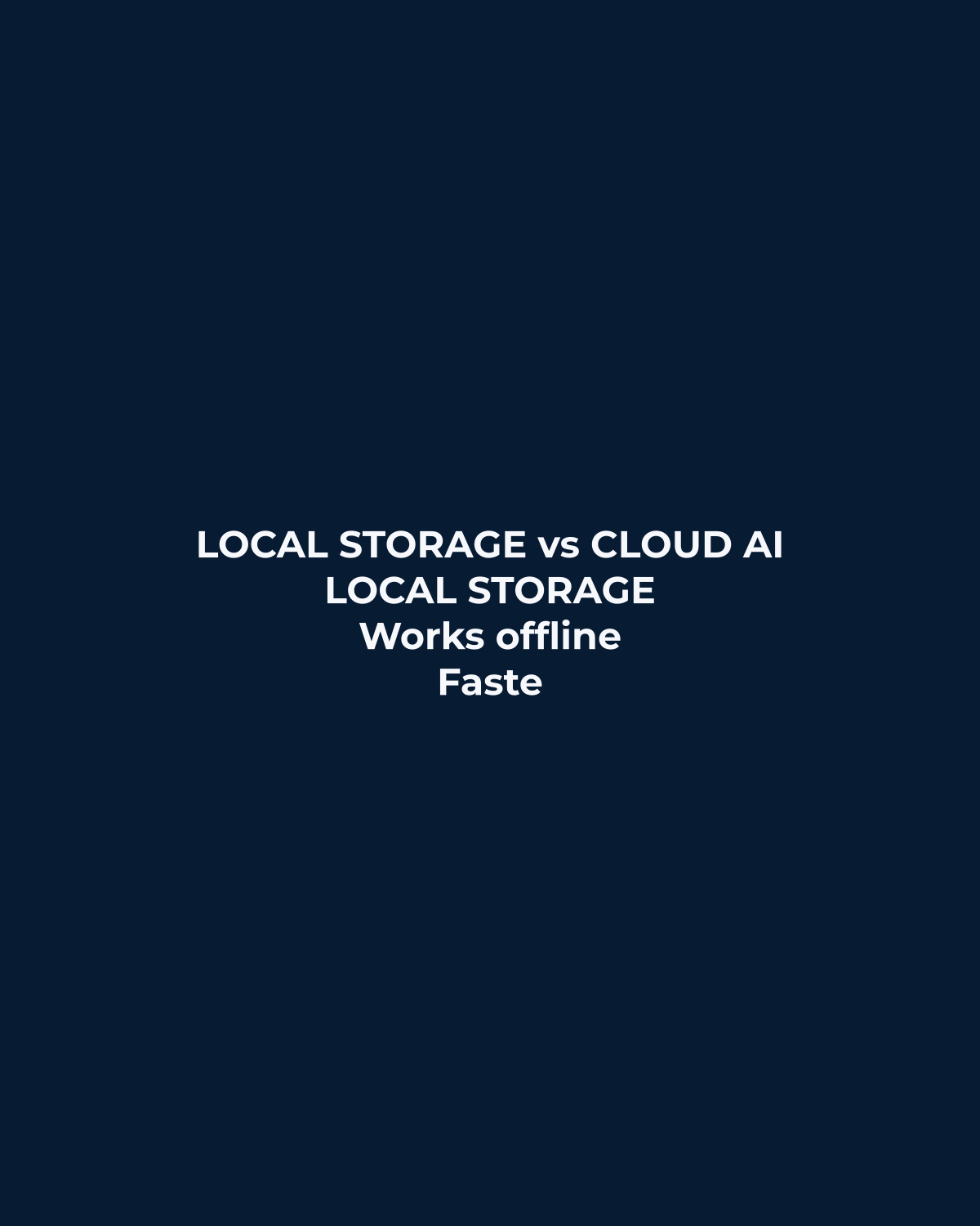 Local storage versus cloud AI voice recorder infographic comparing offline access, control, backup, syncing, remote processing, privacy, retention and export considerations.