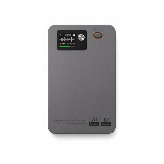 NERALVO Halo AI voice recorder — front view