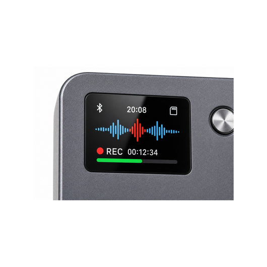 NERALVO Halo — close-up of OLED display in recording mode